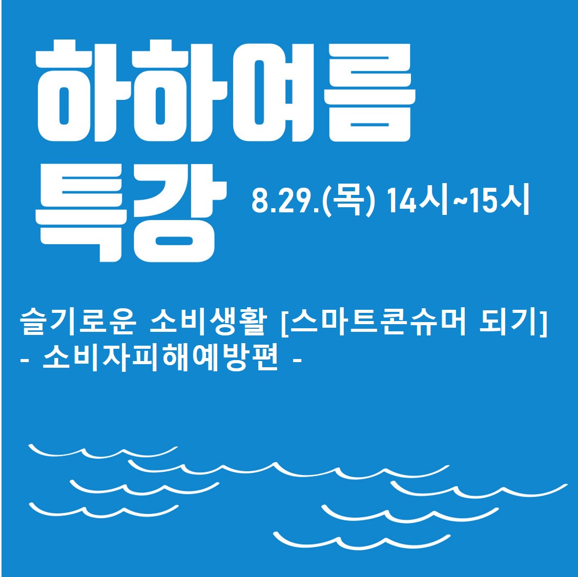 하하센터 여름특강 (소비자피해예방편) 의 파일이미지