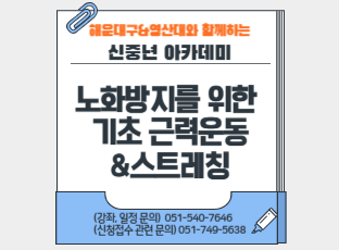 노화방지를 위한 기초 근력운동&스트레칭의 파일이미지