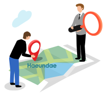 해운대 관광안내지도