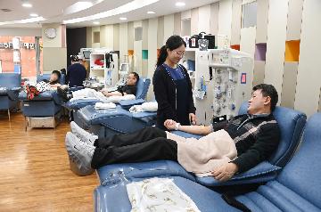 생명파도 100인 헌혈 릴레이