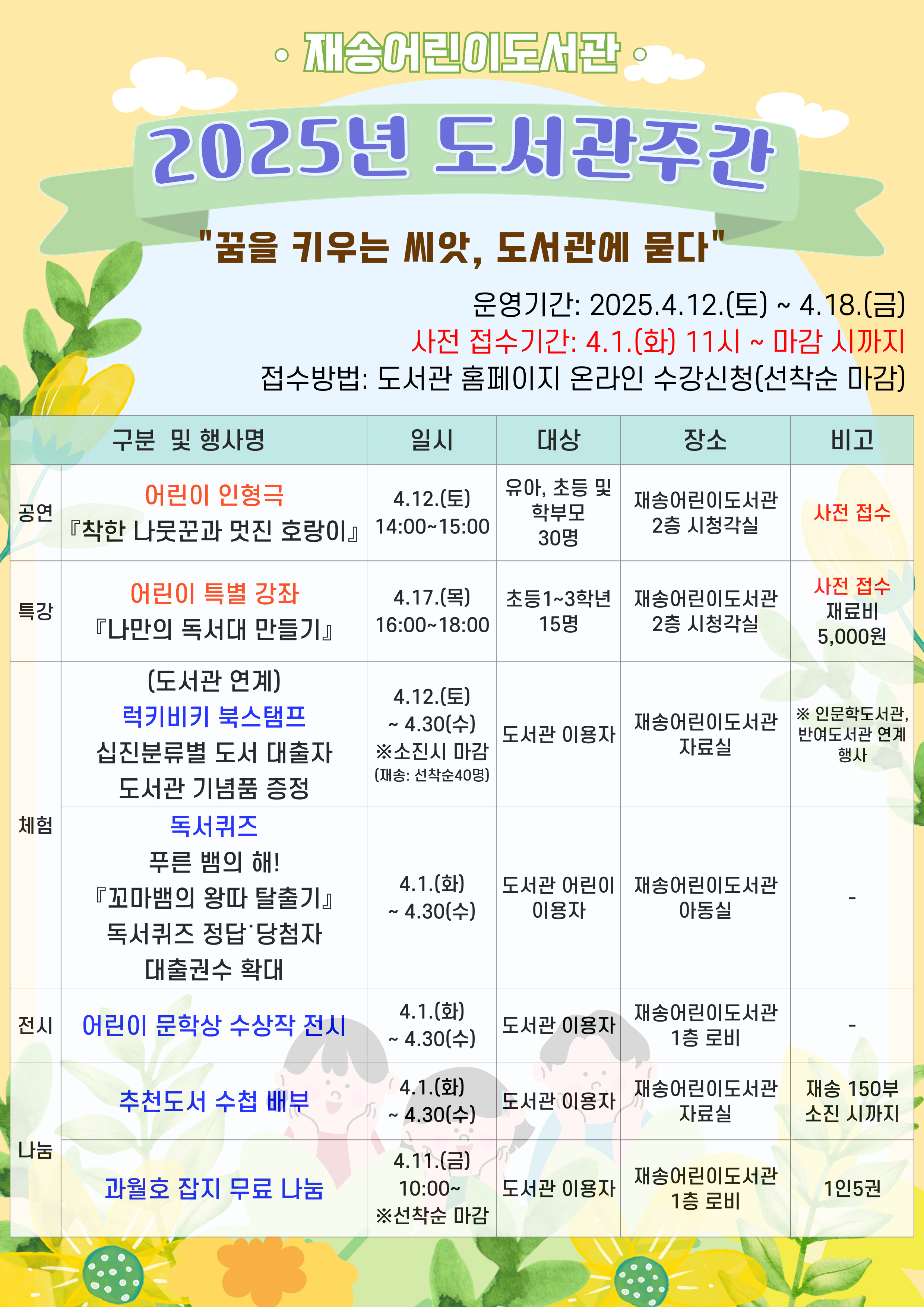 [재송 도서관주간] 어린이인형극 <착한 나무꾼과 멋진 호랑이>의 파일이미지