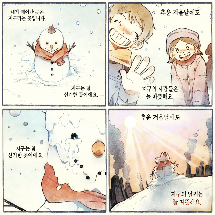 겨울의 눈사람(지수현)