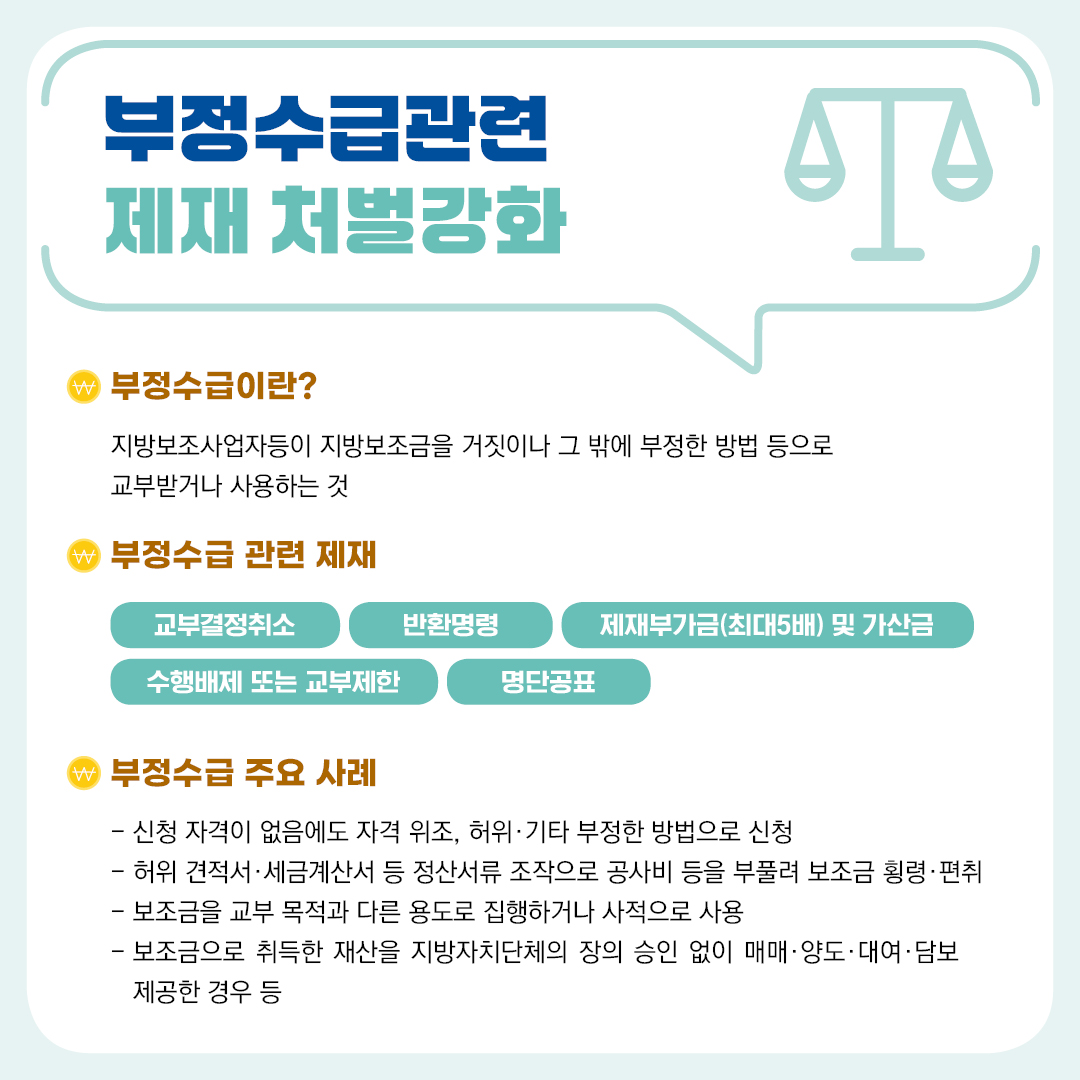 지방보조금 제도 및 부정수급 예방 6번째 이미지